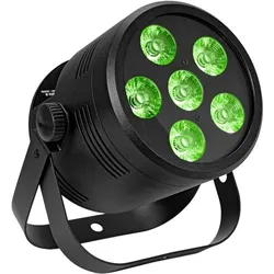 Eurolite LED Silent Par 6 QCL Floor sw (45 W, LED), Scheinwerfer, Schwarz