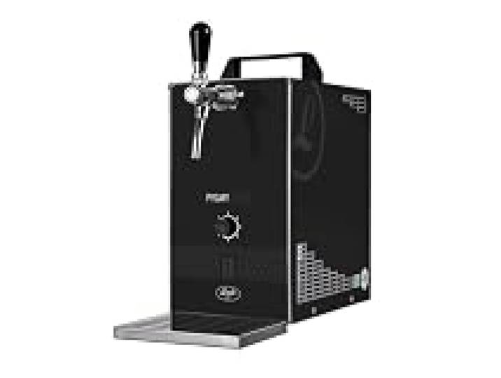 ich-zapfe Tireuse a Biere Ensemble Complet - Tireuse a Biere PYGMY 25 avec Robinet a Biere Guinness, CO2 - Bouteille, Pompe a Biere 1 Ligne, Caisse de bièr 35 litres/h avec tonneau en Bois