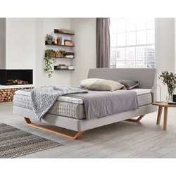 Kamjo »Scandi« Boxspringbett inkl. Topper 140x200 cm / H2/H3