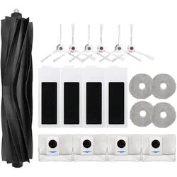 Roboparts Zubehör-Set für Ecovacs Deebot T20 Omni / T20e Omni / T20 Max/ T20 Pro, Staubsauger Roboter Zubehör