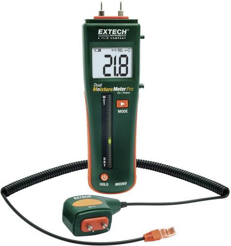 Extech MO265 Materialfeuchtemessgerät Messbereich Baufeuchtigkeit (Bereich) 0 bis 99.9% vol Messbereich Holzfeuchtigkeit