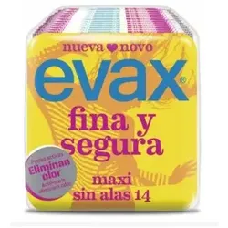 Evax Fina & Segura Maxi Damenbinden Ohne Flügeln 14 Einheiten
