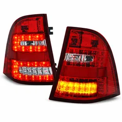 LED-Rückleuchten passend für Mercedes-Benz W163 ML M-Klasse 03/1998–2005 | Rot/Weiß