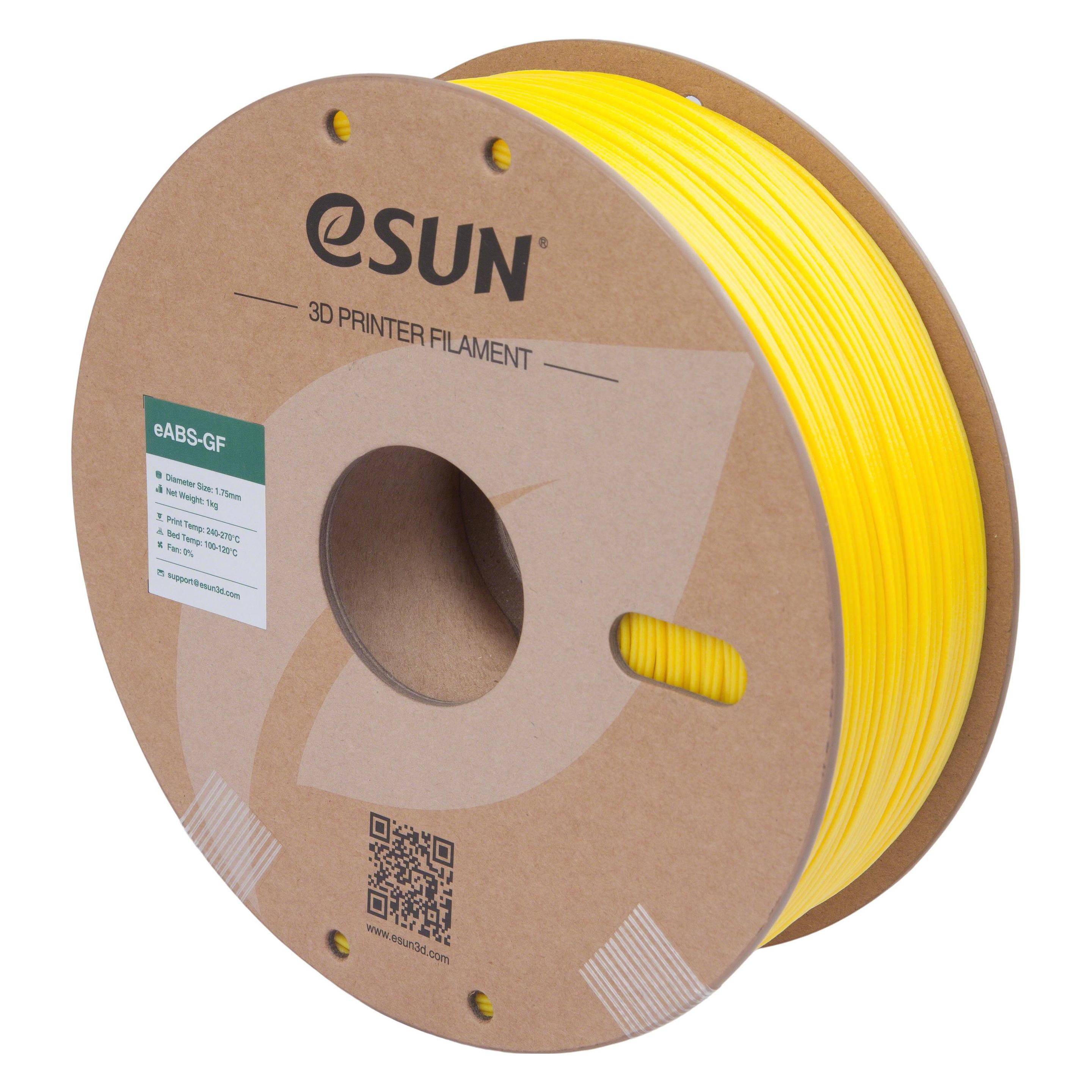 eSUN EABS-GF 1,75mm YELLOW 1kg (ABS, 1000 g, 1.75 mm) (EABS-GF-P175Y1)
