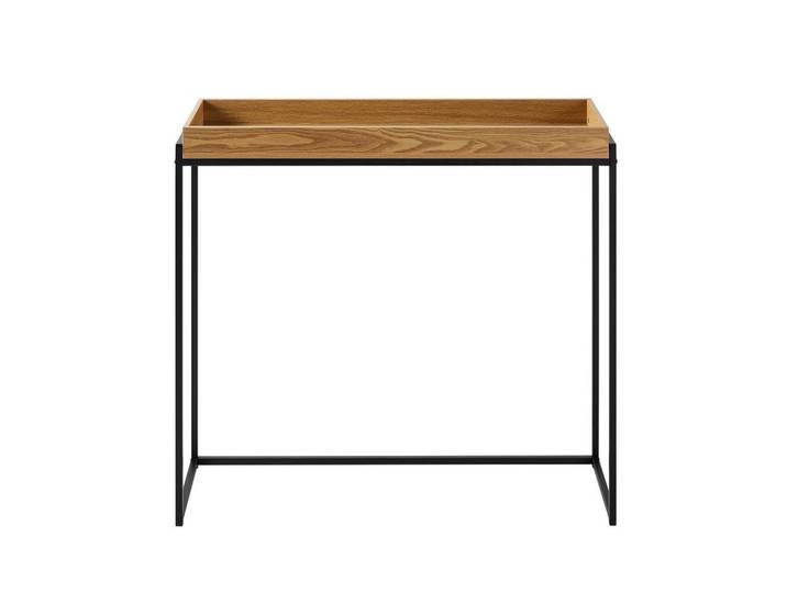 Calicosy Konsole mit erhöhtem Rand - jessie 100/30/90 cm, Apfelbaumfarben, 30x90x100 cm, Wohnzimmer, Wohnzimmertische, Konsolentische