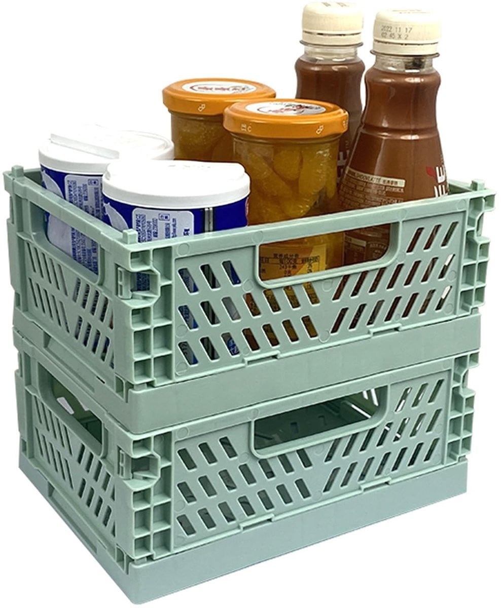 Dailygoody Opvouwbare en Stapelbare Vouwdoos - Groen