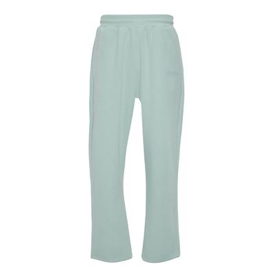 Sweathose DROPSIZE "Dropsize OPEN LEG JOGGER MIT SEITENSTREIFEN", Herren, Gr. S, US-Größen, grün (harbor grau), 70% Baumwolle, 30% Polyester, oversize, Hosen Sweathose
