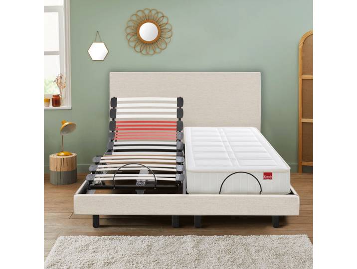 Matelas pour lit électrique en ressorts ensachés Balade - Epeda - 100x200