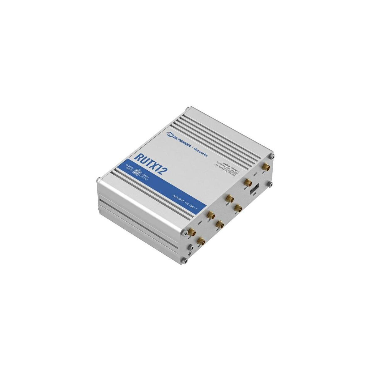 Teltonika RUTX12 Dual LTE CAT 6 Industriële Router