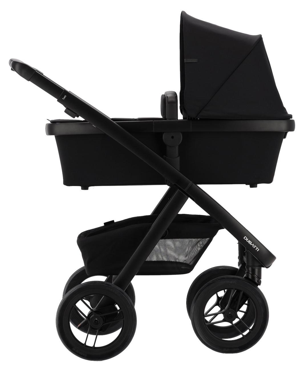 Dubatti Two E2 Kinderwagen 2-in-1 - Black / Pitch Black