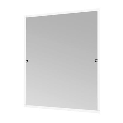 Insektenschutz-Fensterrahmen WINDHAGER "Plus aus robusten Fieberglasgewebe, Insektenschutzgitter für Fenster", weiß (rahmen: weiß gewebe: weiß), B:100cm H:100cm, Insektenschutzgitter, Fliegengitter in weiß, anthrazit erhältlich, 100x120cm, ohne bohren