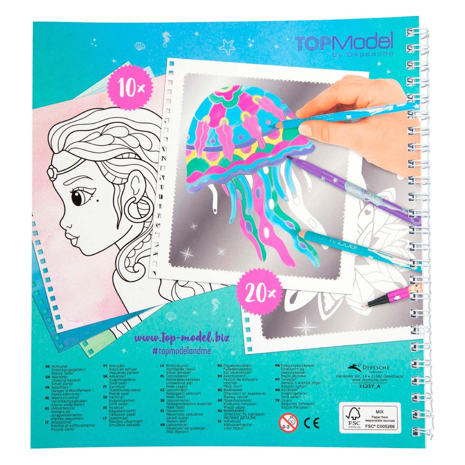Depesche Fantasy Model Silver Art kleurboek (411237)