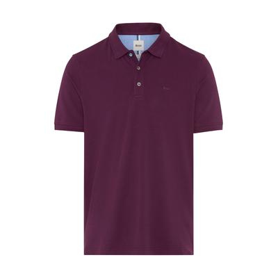 Poloshirt BRAX "Style PETE", Herren, Gr. XL (54), dunkellila, 96% Baumwolle, 4% Elasthan, Shirts