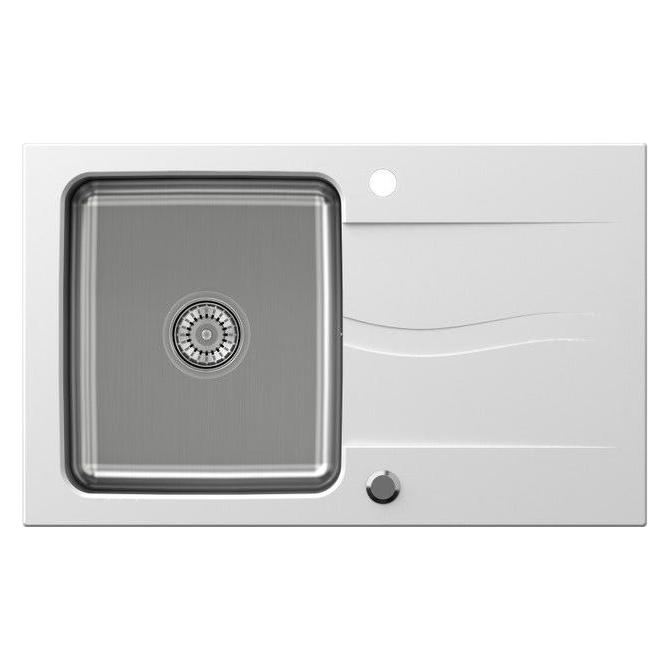 Steiner MICHAEL 111 Fusion Steingran Hybrid Plus white with steel chamber (780x480x190) with hand-held sipho (39221000)