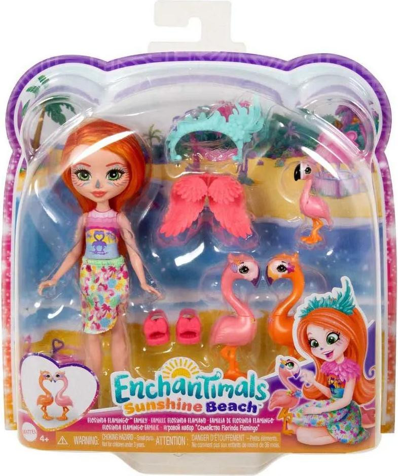 Enchantimals Zonnestrand HRX85 Fashionpop Meerkleurig