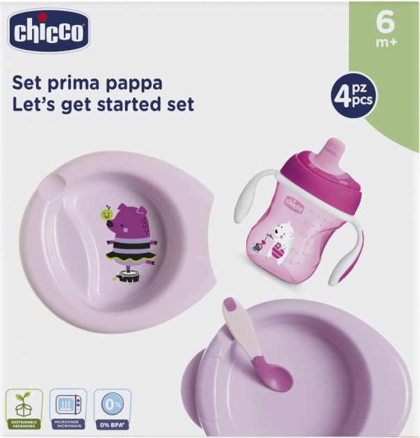 Chicco Conjunto de Papa 6m+ Rosa