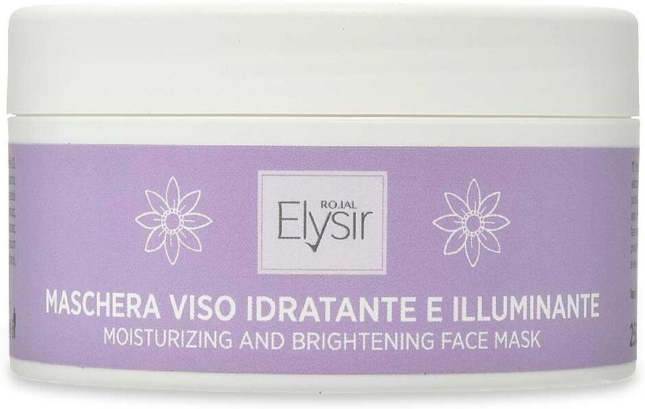 Roial Maschera viso idratante illuminante 250 ml Elysir