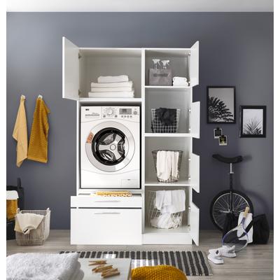 Mehrzweckschrank-Set RESPEKTA "Clara-Set 8", weiß, Holzwerkstoff, Kastenmöbel-Sets, (B x T x H) 117,4 x 67,6 cm x 200 cm