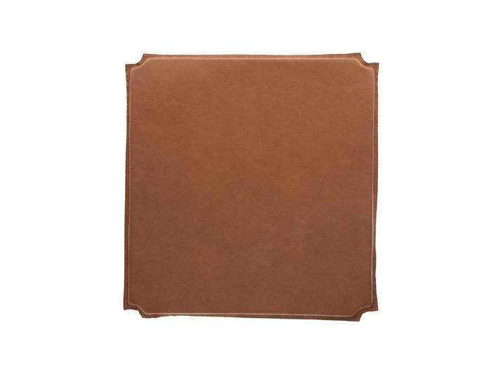 Mavis Coussin de chaise Rod Cuir cognac