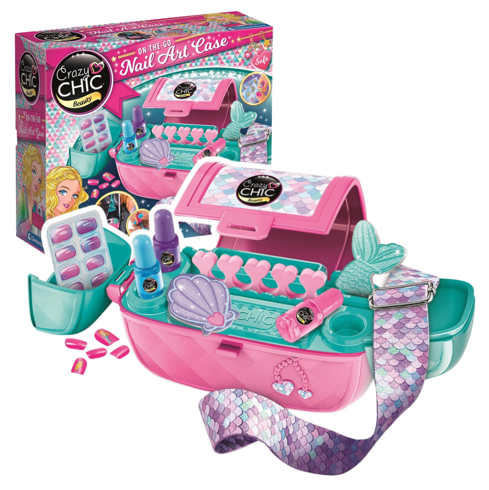 Clementoni Crazy Chic mobiele nagelstudio handtas 18217