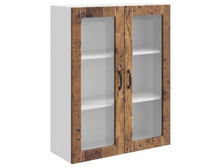 IBUQDDV Küchenschrank Kalmar Altholz 80 x 31 x 100 cm Holzwerkstoff Für den Innenbereich, moderne und traditionelle Küchen, vielseitige Stauraumlösungen, schneller Einbau, pflegeleicht