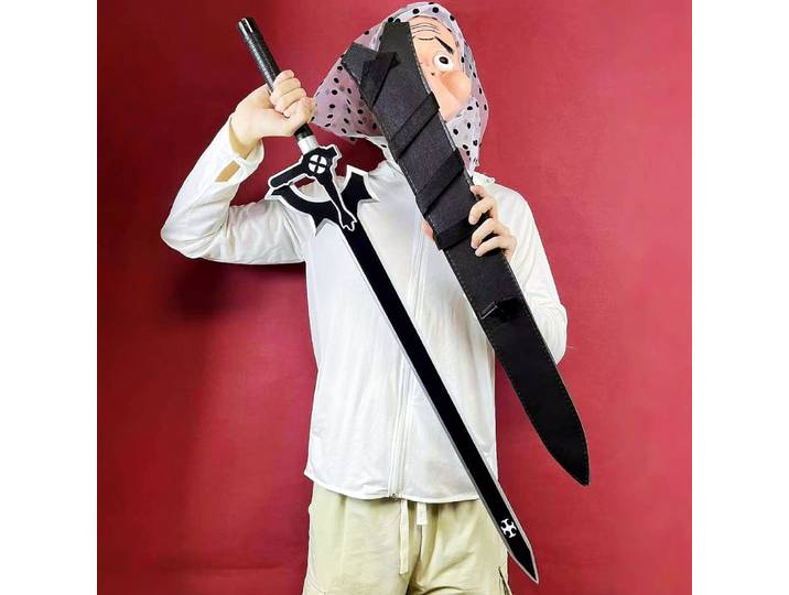 108cm Kirigaya Kazuto Katana épée Art en ligne Anime Kirito Cosplay accessoire Ninja couteau samouraï sabre taille réelle japonais Katana jouet