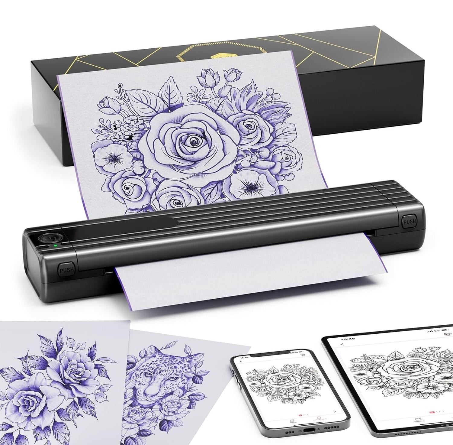 Selius Stencil Printer - Compacte en Draagbare Thermische Tattooprinter