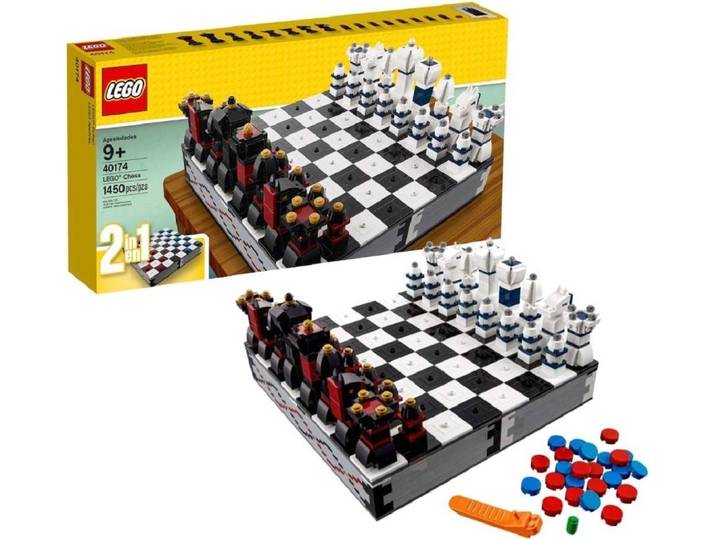 LEGO® Iconic 2 in 1 Schachspiel (40174) Spielbausteine, (1450 St)