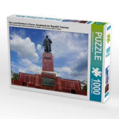 CALVENDO Puzzle Das Lenin-Denkmal in Kasan, Hauptstadt der Republik Tatarstan 1000 Teile Lege-Größe 64 x 48 cm Foto-Puzzle Bild von Henning von Löwis