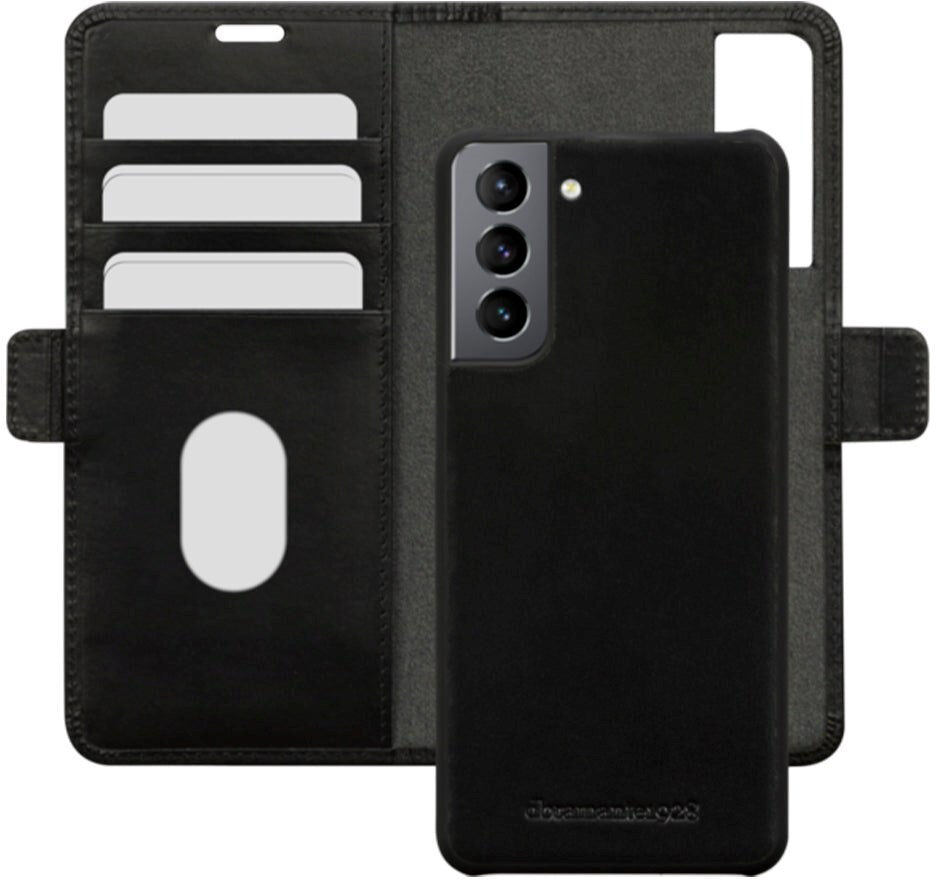 Samsung Galaxy S21+ (Plus) dbramante1928 Lynge Ægte Læder Magnet Cover - Black