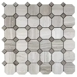 Steinmosaik Premium Mosaik Stein moca 30x30 cm poliert STMOSOCTAMO