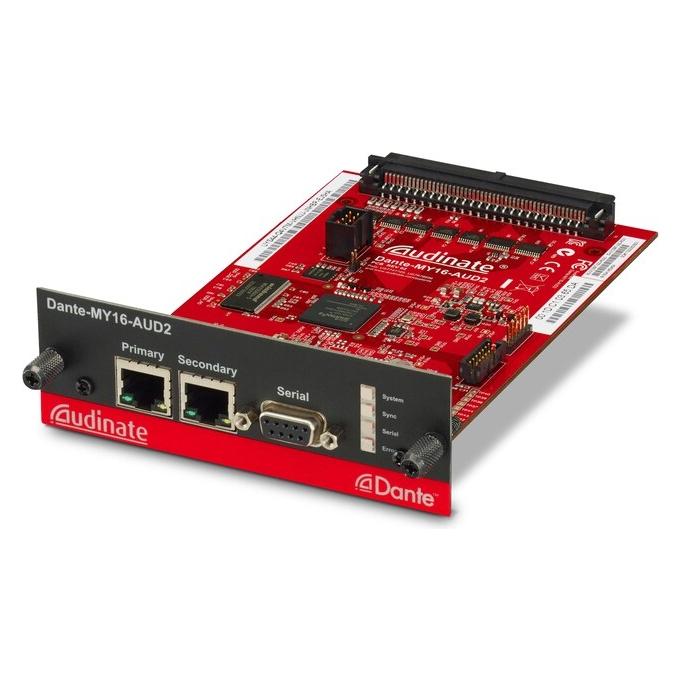 Yamaha Dante-MY16-AUD2 - Dante Interface Card 16 Channel Digital In/Out| 2x RJ-45| 24 (N10005876)