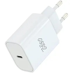 My Way Wandladegerät Myway Weiss 25 W (25 W), USB Ladegerät, Weiss