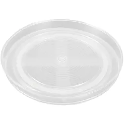Kühlschrank-Drehteller Ø 24 cm - Transparenter Organizer für optimale Organisation & leichten Zugriff - Ideal für Küche, Vorratskammer, Bad - PET