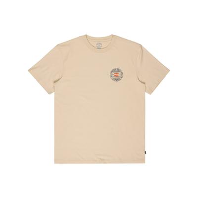T-Shirt BILLABONG "Rockies", Herren, Gr. M, beige (braun), Obermaterial: 100% Baumwolle., Shirts T-Shirt