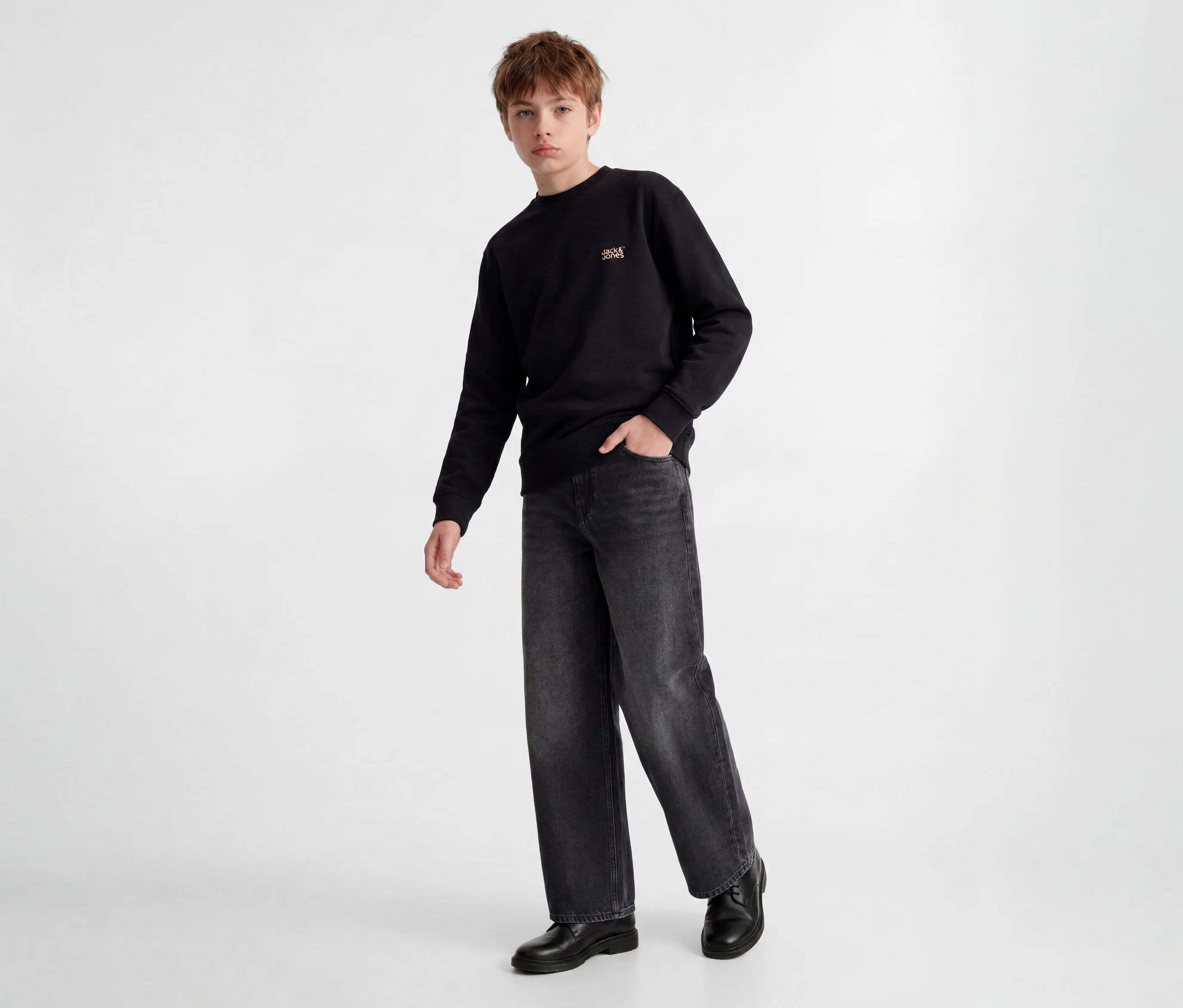 Jack&Jones - Jack&Jones Sweater Colton - Gr. 152 - schwarz