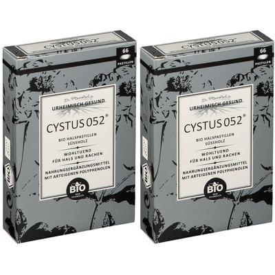 Cystus 052 Bio Halspastillen Süßholz 2x 2x32 g Pastillen