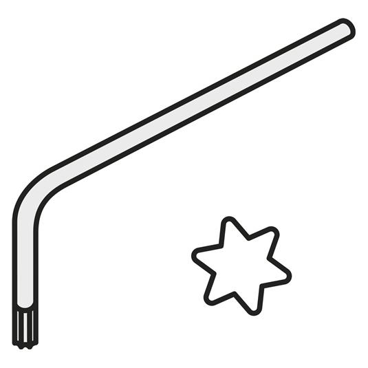 Pramet Torx-Winkelschlssel ISO LK T25P Bruttogewicht 9,7g (LK T25P)