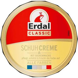 Erdal Schuhcreme Classic farblos, für Glattleder, mit Bienenwachs, 75ml