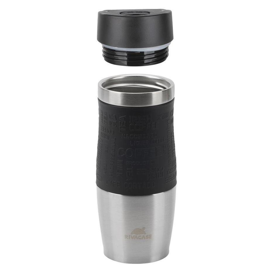 Rivacase Silver Vacuum travel mug 0.38l (0.38 l) (90346SL)