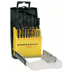 Metallbohrer-Set HSS-R, 19-teilig, 1 - 10 mm, Gripbox