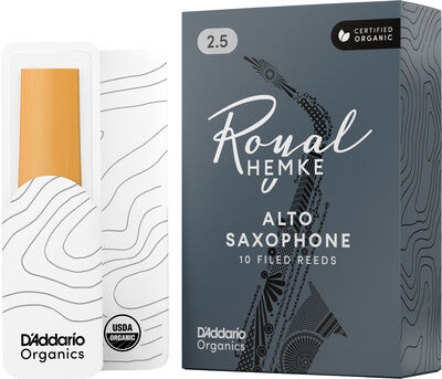 DAddario Woodwinds Royal Hemke Organic ALT 2.5