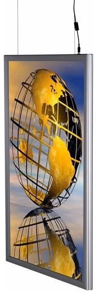 DSI Snap-Frame Dobbeltsidet Led Ramme, A2, Vertikal