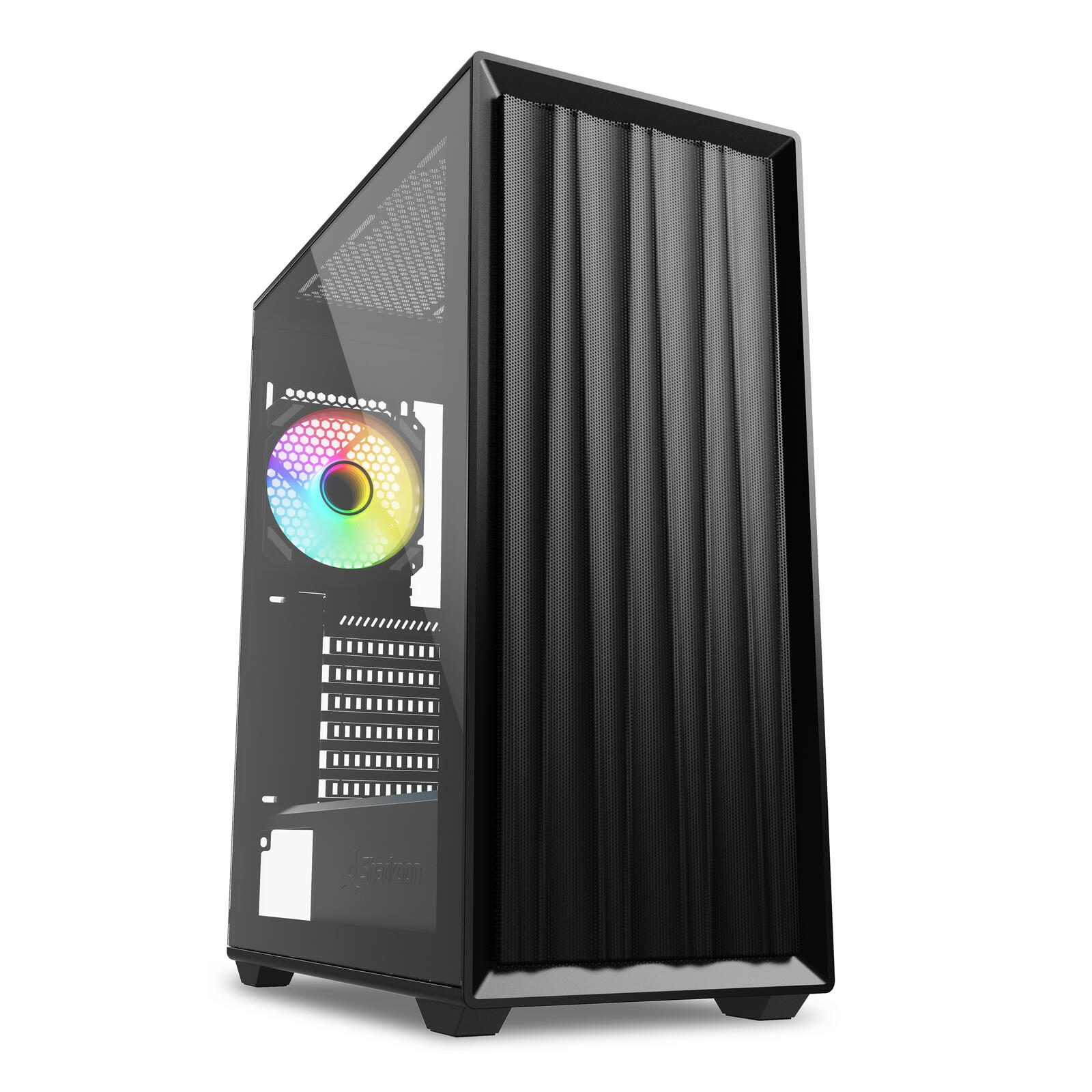Sharkoon PC Gehäuse VK3 RGB Black ATX schwarz 4044951041237