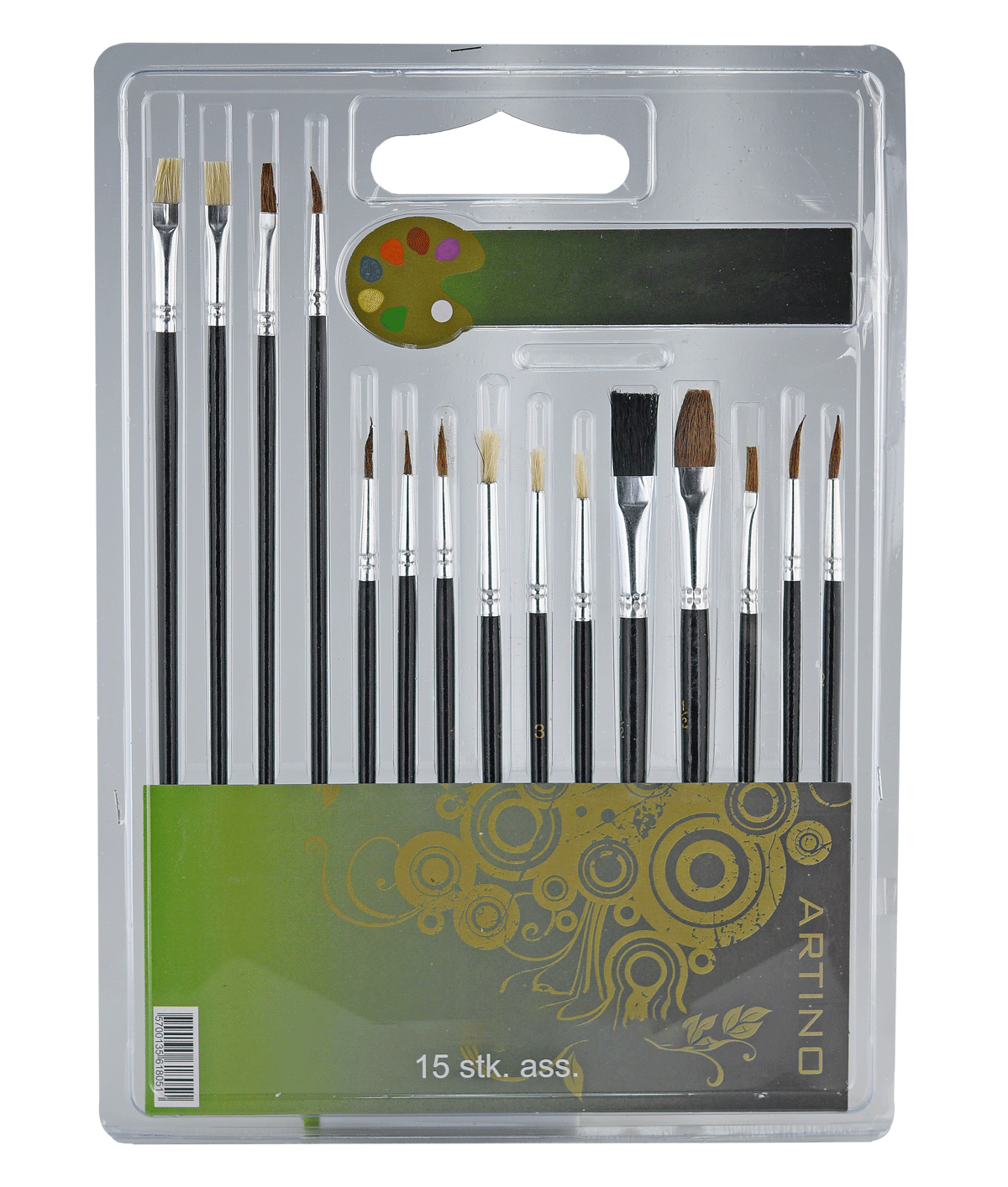 Acrylicos Vallejo Brush set 15 PCS 561805