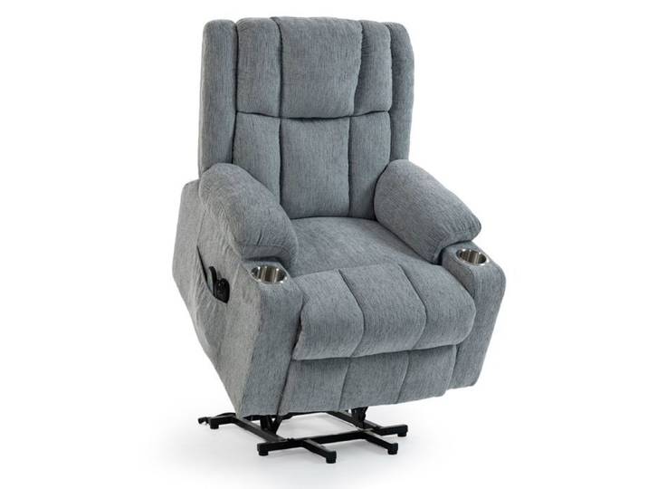 Fauteuil releveur électrique 8205 massant et chauffant gris clair
