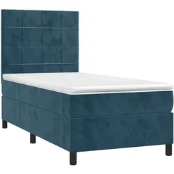 vidaXL, Boxspringbett, Almelville (Block mit Quadraten) (200 x 200 cm)