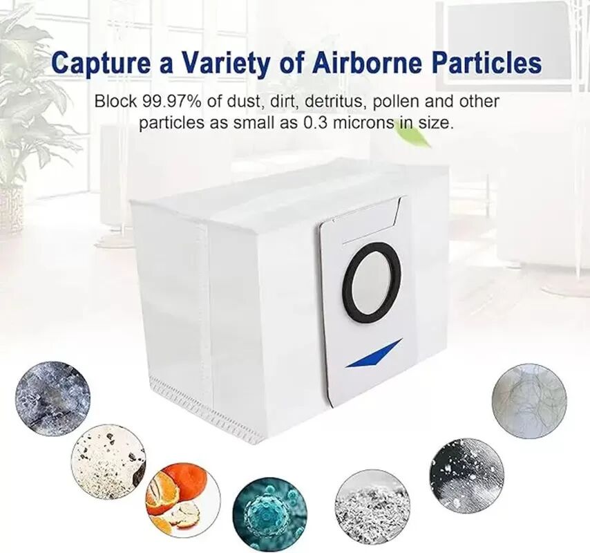 INF Staubsaugerbeutel für Ecovacs Deebot X1 Omni 6er-Pack