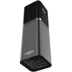 Strong S-19 Powerbank Ladegerät mit 140W USB-C Power Delivery 3-Port Schnellladegerät für Laptop, Sm (12000 mAh, 176 W, 37 Wh), Powerbank, Grau, Schwarz