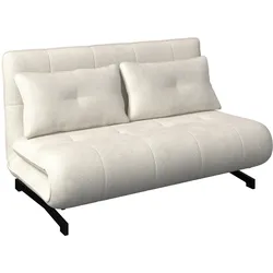 Schlafsofa Luna Weiß Bouclé